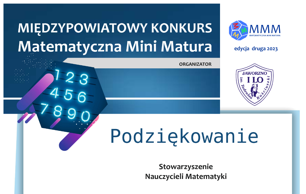 Stowarzyszenie Nauczycieli Matematyki: Konkurs Matematyczny "Mini Matura" Mini Matura Unit 5 Focus 4