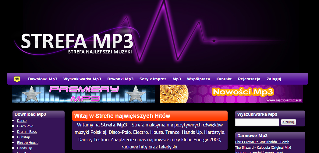 Strefa Mp3 Darmowa muzyka. - Legalna Strona, polecane strony internetowe Darmowa Wyszukiwarka Mp3 Do Pobrania Za Darmo Bez Logowania