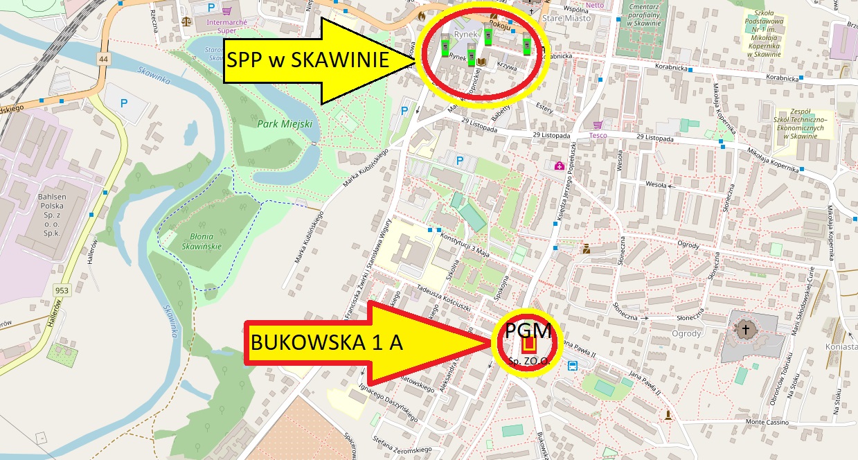 Strefa Płatnego Parkowania Grudziądz Mapa