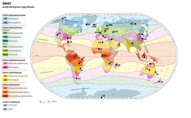 Strefy klimatyczne na Ziemi | Geografia24.pl Strefy Klimatyczne I Strefy Krajobrazowe Klasa 5