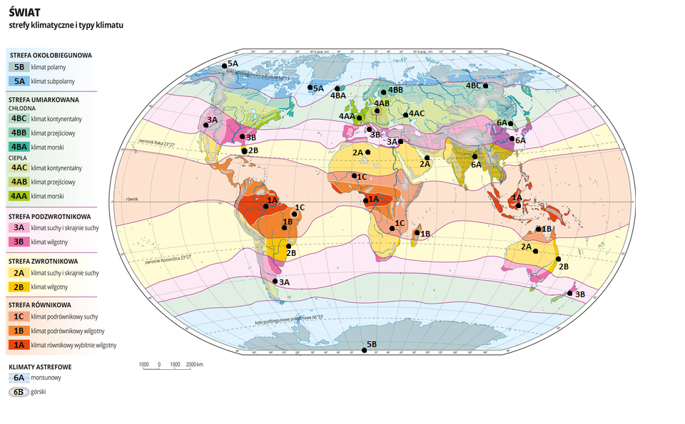 Strefy klimatyczne na Ziemi | Geografia24.pl Strefy Klimatyczne I Krajobrazowe Klasa 5