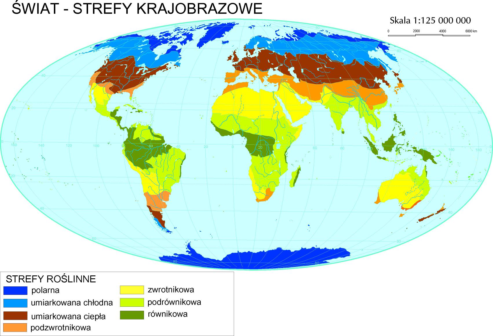 strefy krajobrazowe, źródlohttp://www.geo.uj.edu.pl/zaklady/zgf Które Strefy Klimatyczne I Krajobrazowe Rozciągają Się Na Obszarze Europy