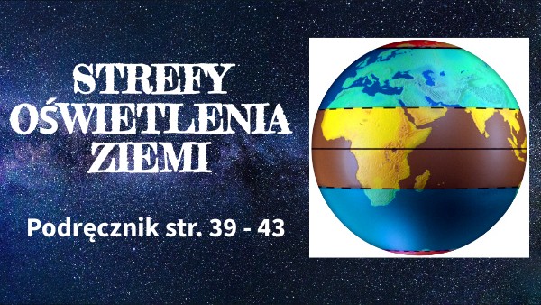 Strefy oświetlenia Ziemi Strefy Oświetlenia Ziemi Klasa 6