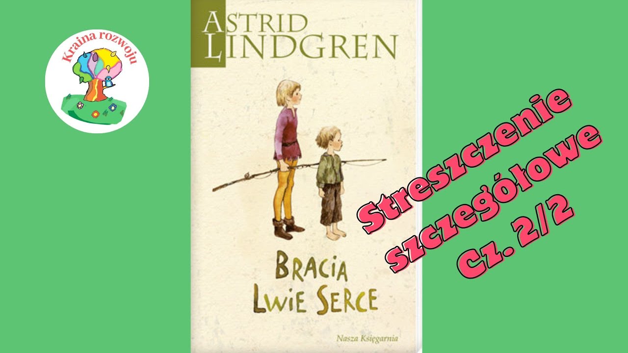 Streszczenie szczegółowe lektury Bracia Lwie Serce Część 2/2 - YouTube Streszczenie Książki Pt Bracia Lwie Serce