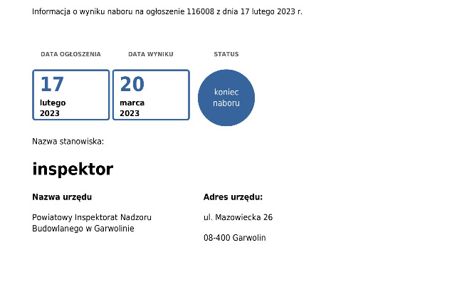 Regulamin Naboru Na Wolne Stanowiska Urzędnicze W Szkole