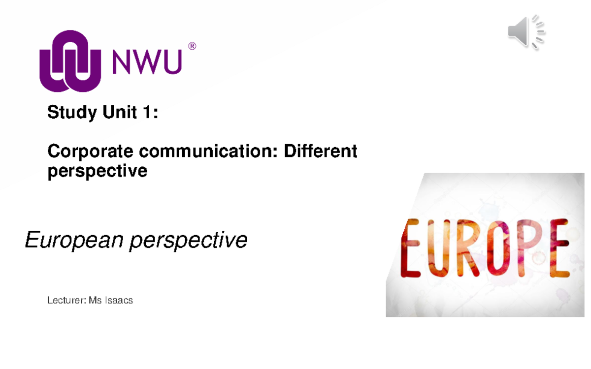 Study+Unit+1+2021 - Study Unit 1: Corporate communication: Different Sprawdzian Unit 1 Klasa 1 Liceum