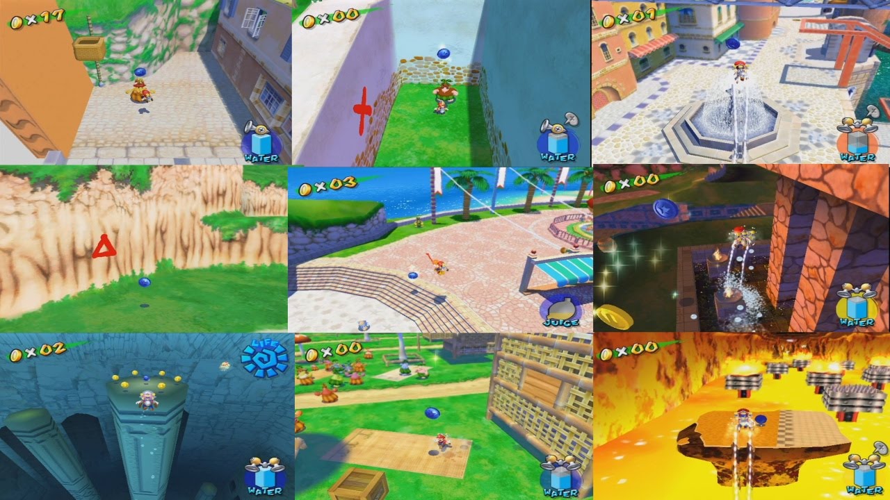 Super Mario Sunshine All Blue Coins - YouTube Mario Sunshine How Many Shines