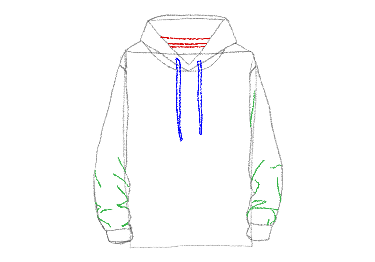Sweatshirt Drawing How To Draw A Hoodie
