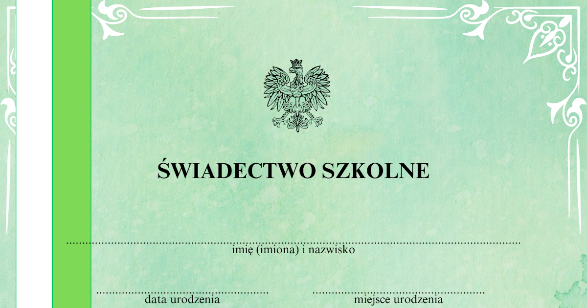 Świadectwo z zielonym paskiem Jaka średnia Na świadectwo Z Paskiem
