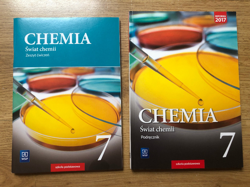 Świat chemii 7 podręcznik i zeszyt ćwiczeń WSiP | Wrocław | Kup teraz Podrecznik Do Chemi Klasa 7