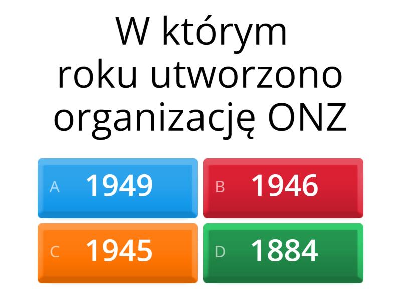 Swiat Po Ii Wojnie Swiatowej Test Podsumowujacy Rozdzial 3