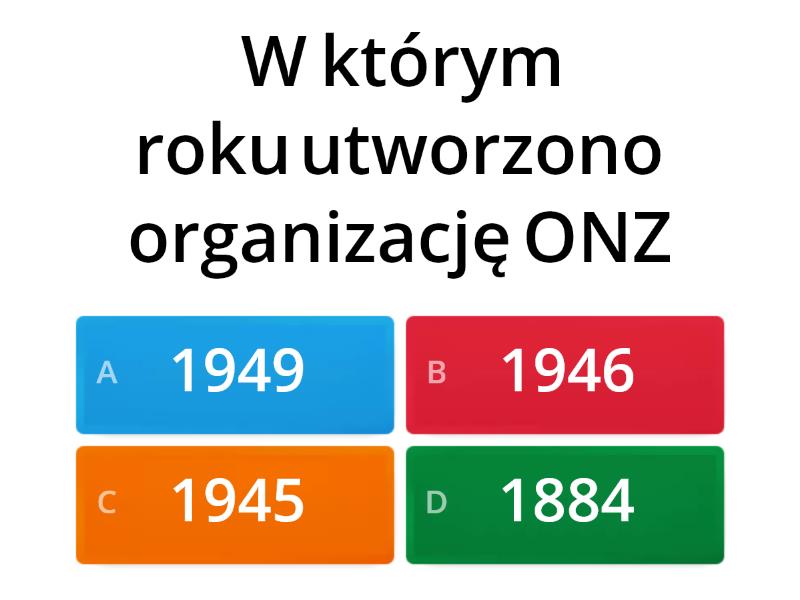 Swiat po II wojnie swiatowej - Test Test Swiat Po Ii Wojnie Swiatowej