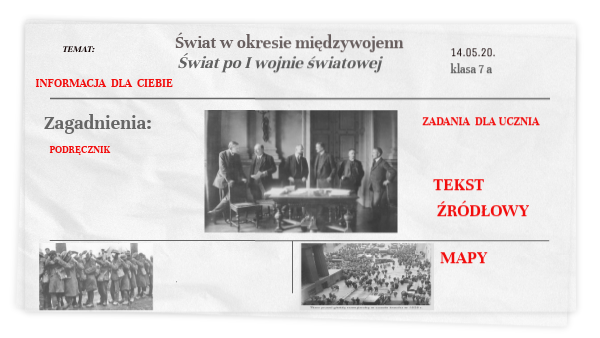 świat W Okresie Międzywojennym Quiz