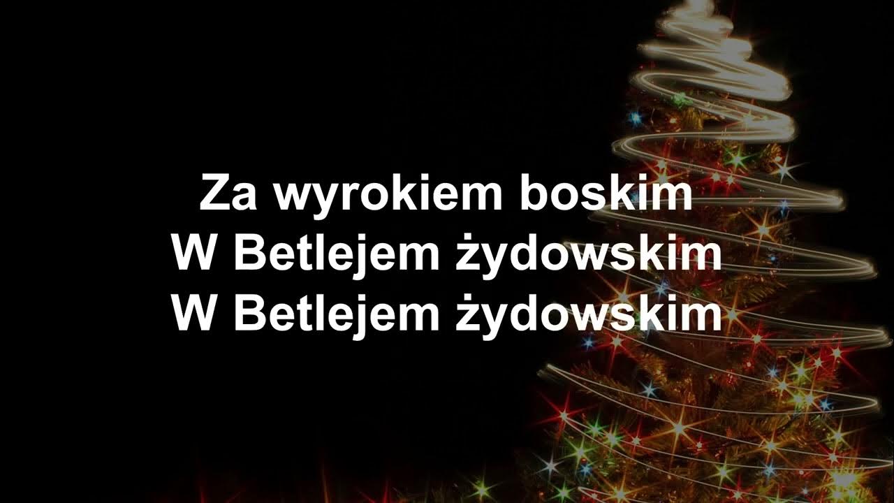 Święta kolędy - A wczora z wieczora (tekst lyrics) - YouTube Kolędy A Wczora Z Wieczora Tekst