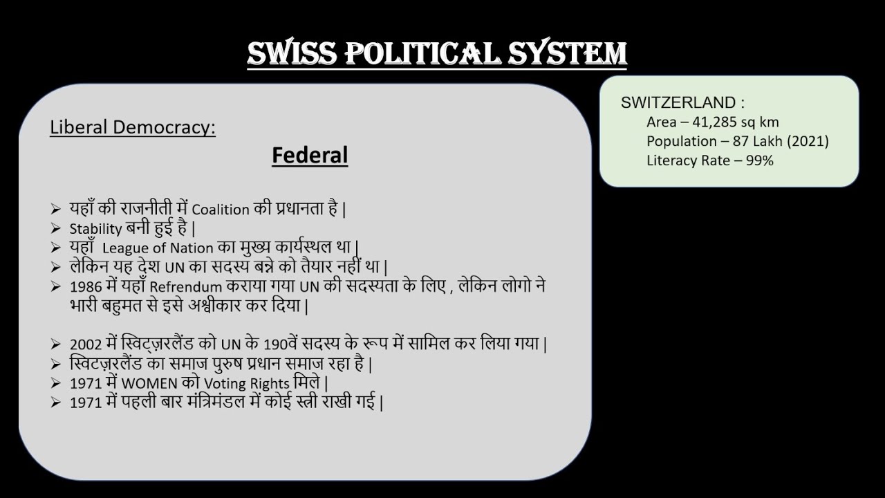Swiss Political System - YouTube Initiative In Swiss Political System