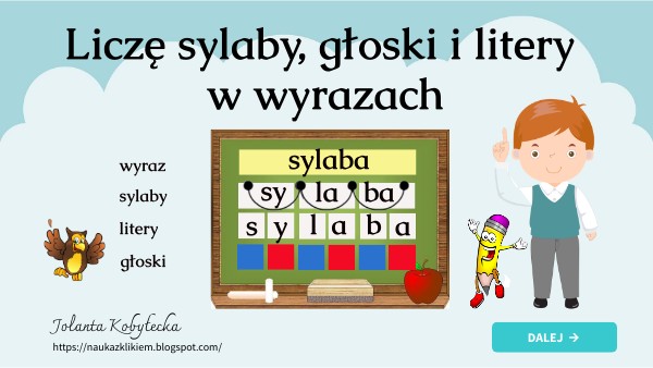 Sylaby, głoski i litery w wyrazach Podzial Wyrazu Na Gloski I Litery