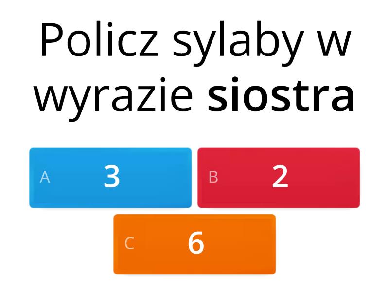 sylaby, głoski, litery - Test Sprawdzian Głoski Litery Sylaby Klasa 5