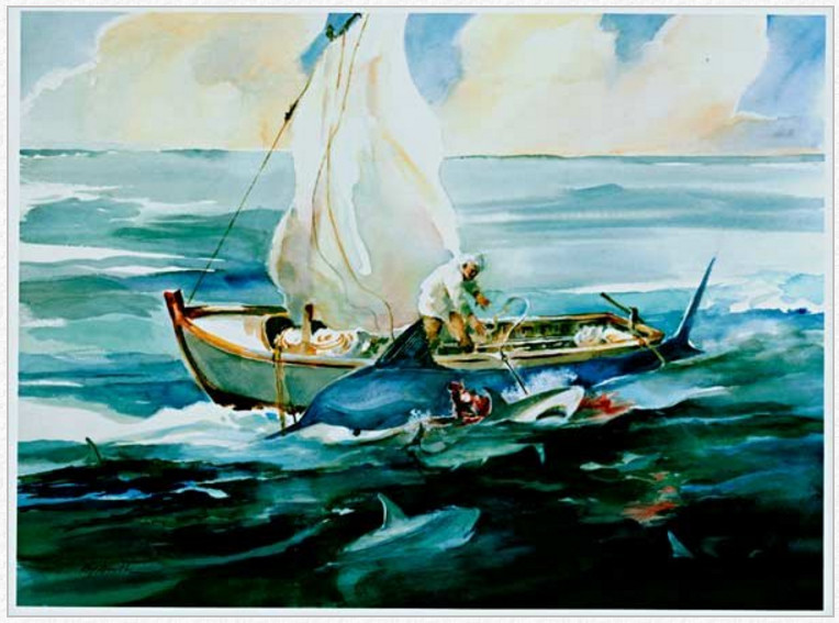 Symbole w „Stary człowiek i morze” R. Hemingwaya - Wszystkie Symbole Marlin Stary Człowiek I Morze