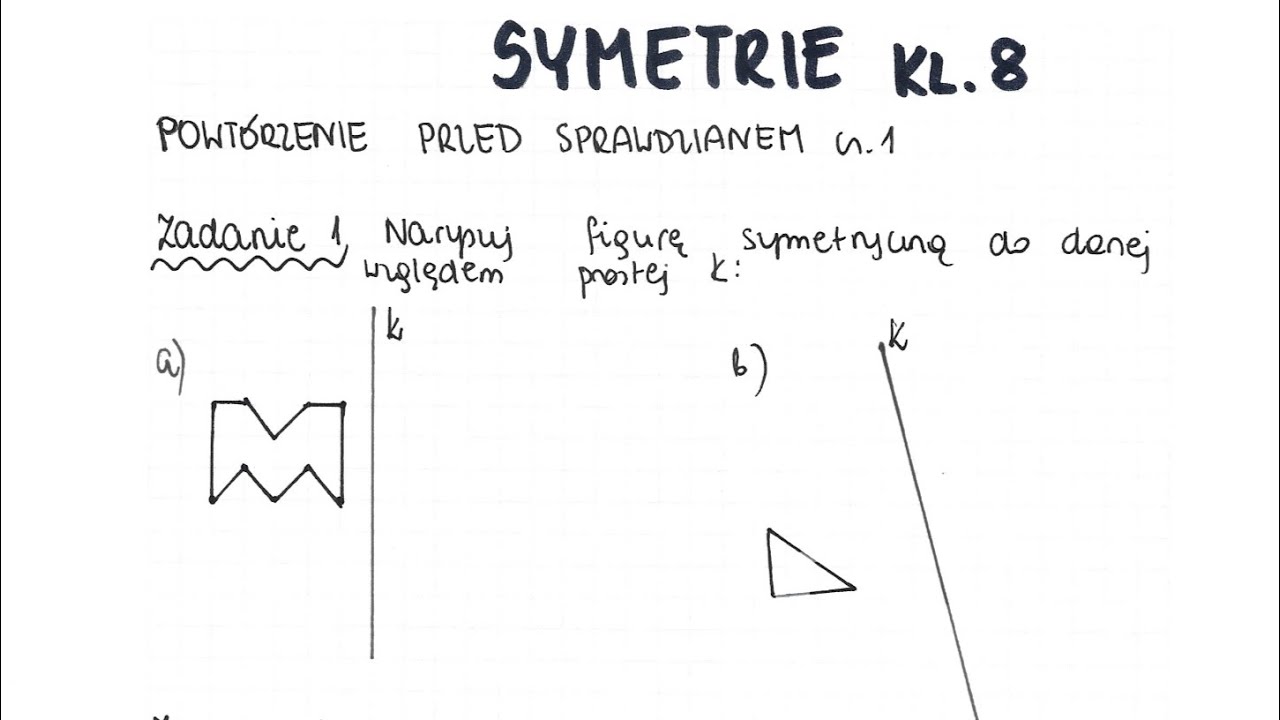 Sprawdzian Symetrie Matematyka Z Plusem