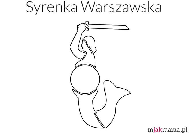 Syrenka Warszawska Rysunek Dla Dzieci