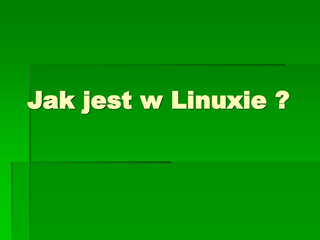 System operacyjny ppt pobierz Do Dynamicznej Obslugi Sprzetu W Linuxie Jest Stosowany System