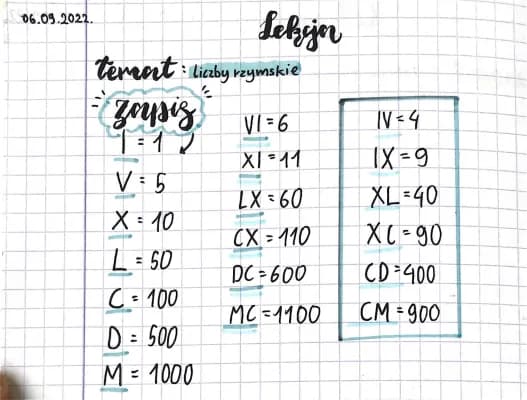 System Rzymski Klasa 8 Zadania
