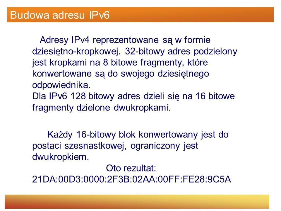 SYSTEMY OPERACYJNE Adresowanie IP cz1. - ppt pobierz Odpowiednikiem Adresu Petli Zwrotnej Jest W Ipv6 Adres