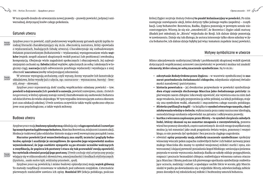 Syzyfowe prace - Stefan Żeromski | lektury szkolne z omówieniem Test Wiedzy O Lekturze Syzyfowe Prace