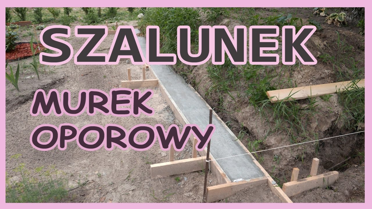 Murek Oporowy Z Podkładów Kolejowych