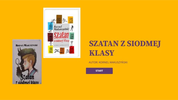 szatan z 7 klasy | Genially Bohaterowie Szatan Z Siódmej Klasy