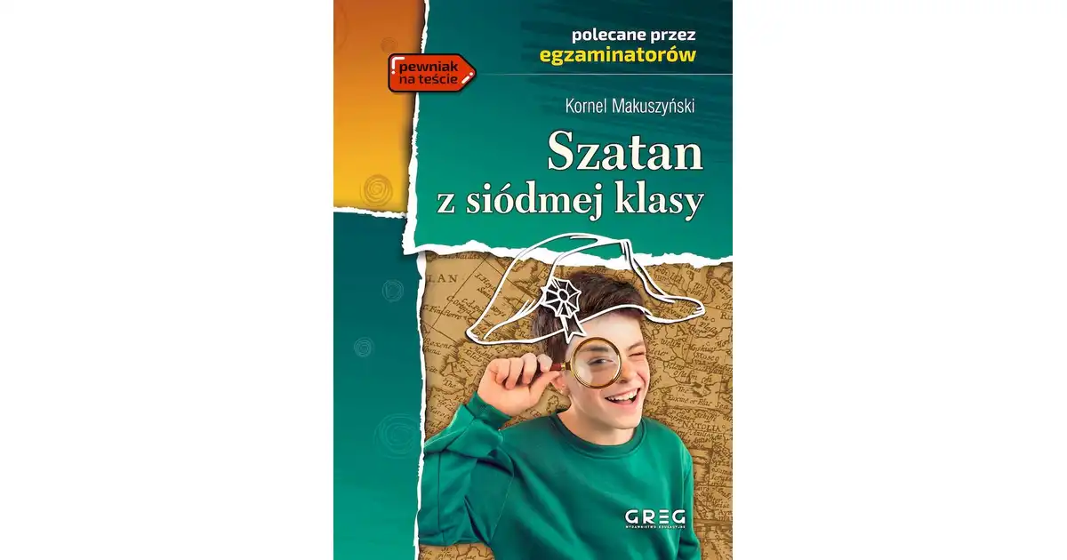 Szatan z siódmej klasy - Kornel Makuszyński Księgarnia internetowa Lektura W Pudełku Szatan Z Siódmej Klasy