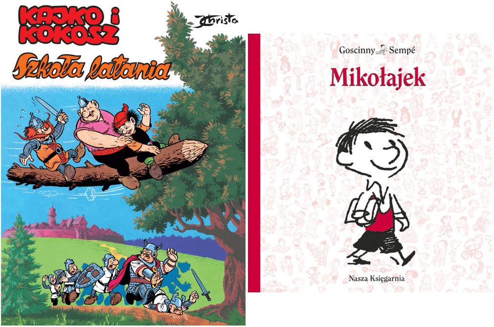 Szkoła latania Kajko i Kokosz + Mikołajek - 12788647429 - oficjalne Kajko I Kokosz Szkoła Latania Tekst