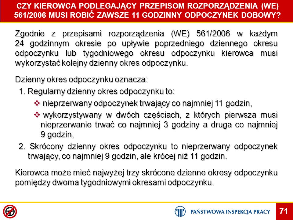 Ile Wynosi Regularny Dzienny Okres Odpoczynku W Zalodze Pojedynczej