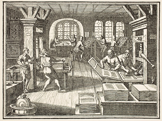 Sztuka druku - Muzeum Narodowe we Wrocławiu Uporzadkuj We Wlasciwej Kolejnosci Etapy Prac W Dawnej Drukarni