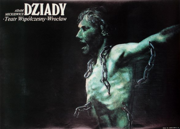 Tablica online: "Dziady" cz. III na plakacie, czyli analiza tekstu Dziady Cz 3 I 4