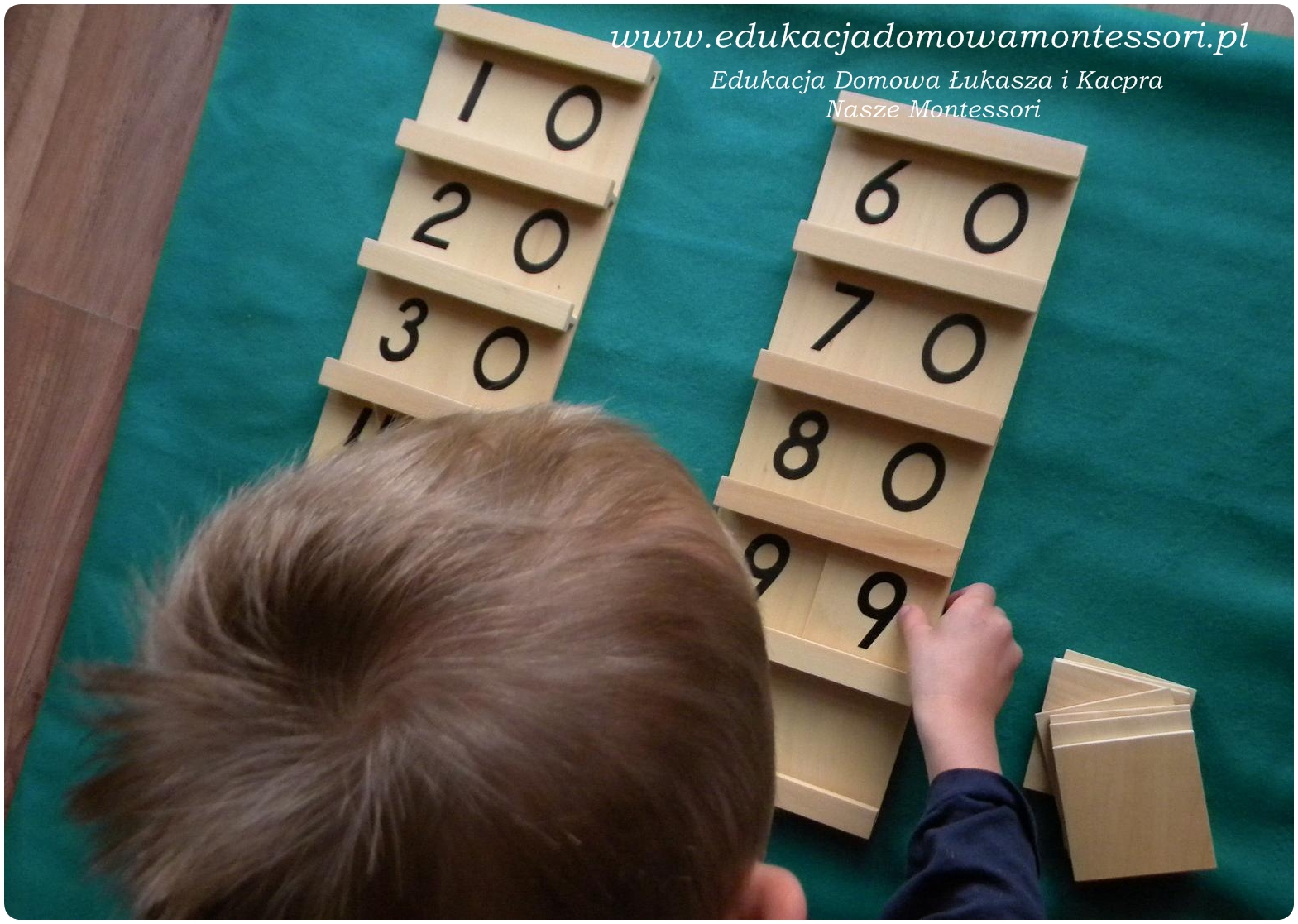 Tablice Seguina dziesiątki - Edukacja Domowa Montessori Dziesiatki I Jednosci Klasa 2