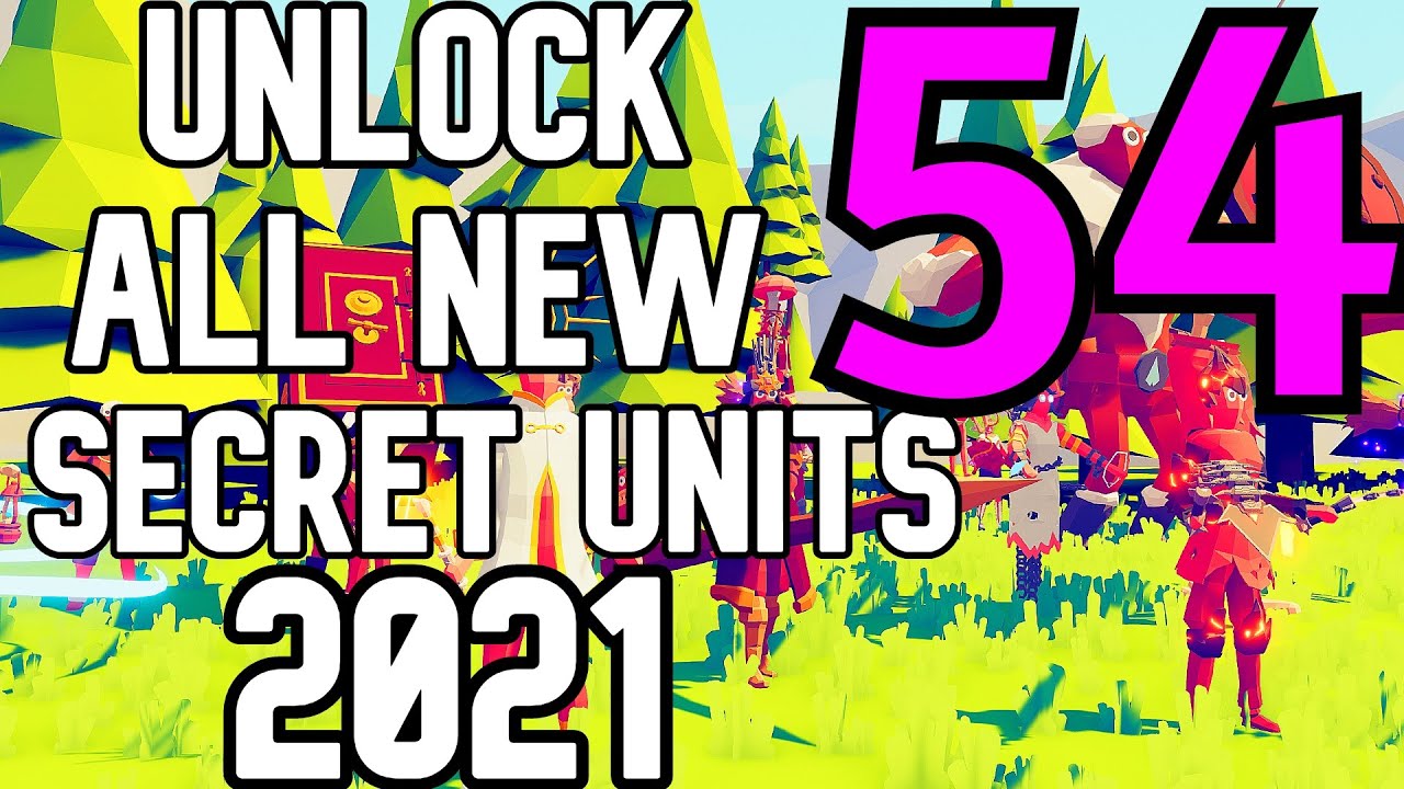 TABS - HOW TO UNLOCK ALL SECRET UNITS - NEW!!! 54 SECRET UNITS for 2021 All New Secret Units In Tabs
