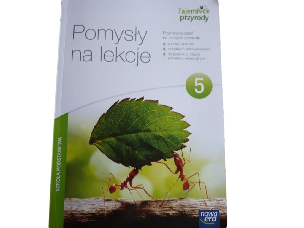 TAJEMNICE PRZYRODY 5 POMYSŁY NA LEKCJE KARTY PRACY (9074329509 Tajemnice Przyrody Sprawdzian Klasa 4 Dzial 5