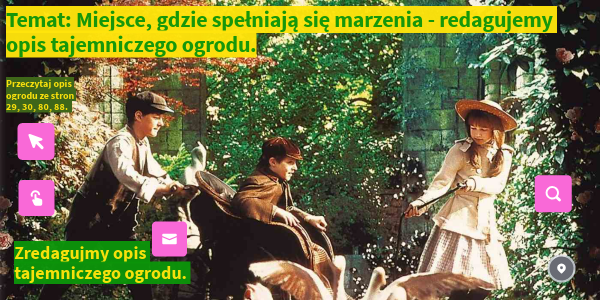 Opis Tajemniczego Ogrodu Według Planu