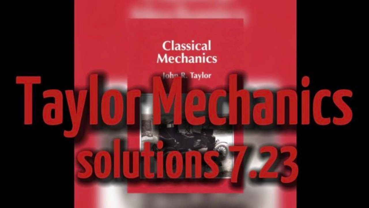Taylor Classical Mechanics Solution 7.23: Lagrangian of Two Cart System Taylor Classical Mechanics Solutions Chapter 7
