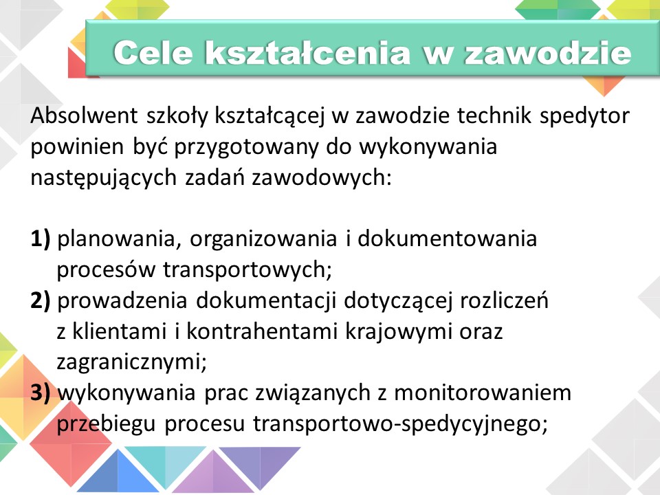Egzamin Zawodowy Technik Spedytor Arkusze