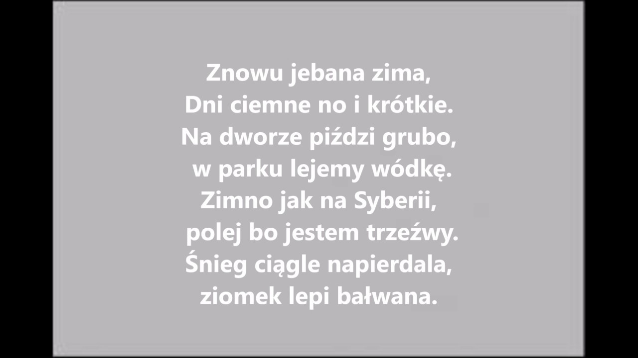 Tekst Piosenki Qbik 4 Pory Roku