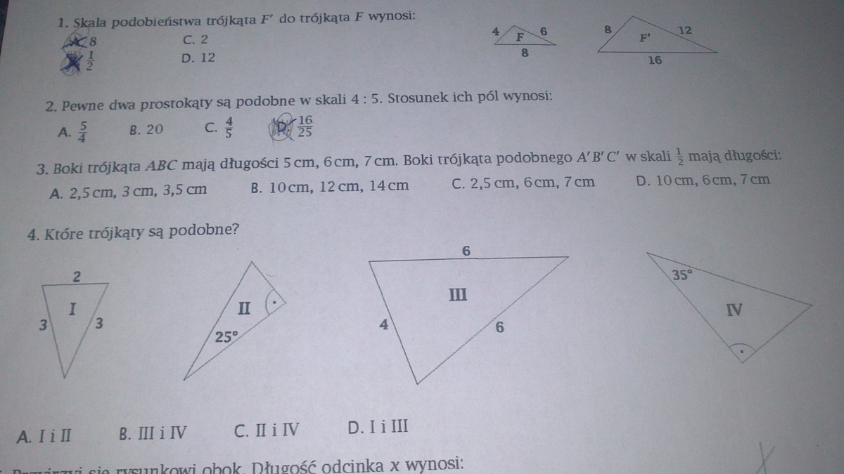 Sesja Z Plusem 3 Gimnazjum Bryły I Figury Podobne