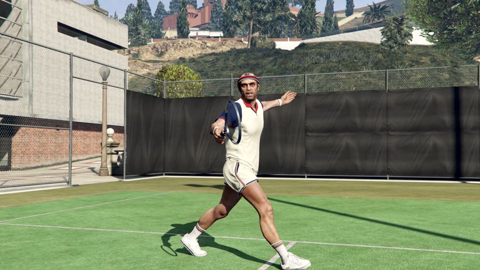 Tennis in GTA 5 — GTA Guide Gta 5 Can Franklin Play Tennis