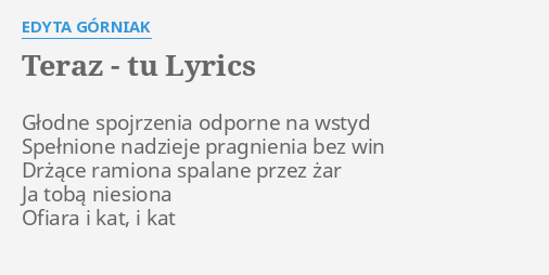 Edyta Górniak Pragnij Mnie Na Zawsze