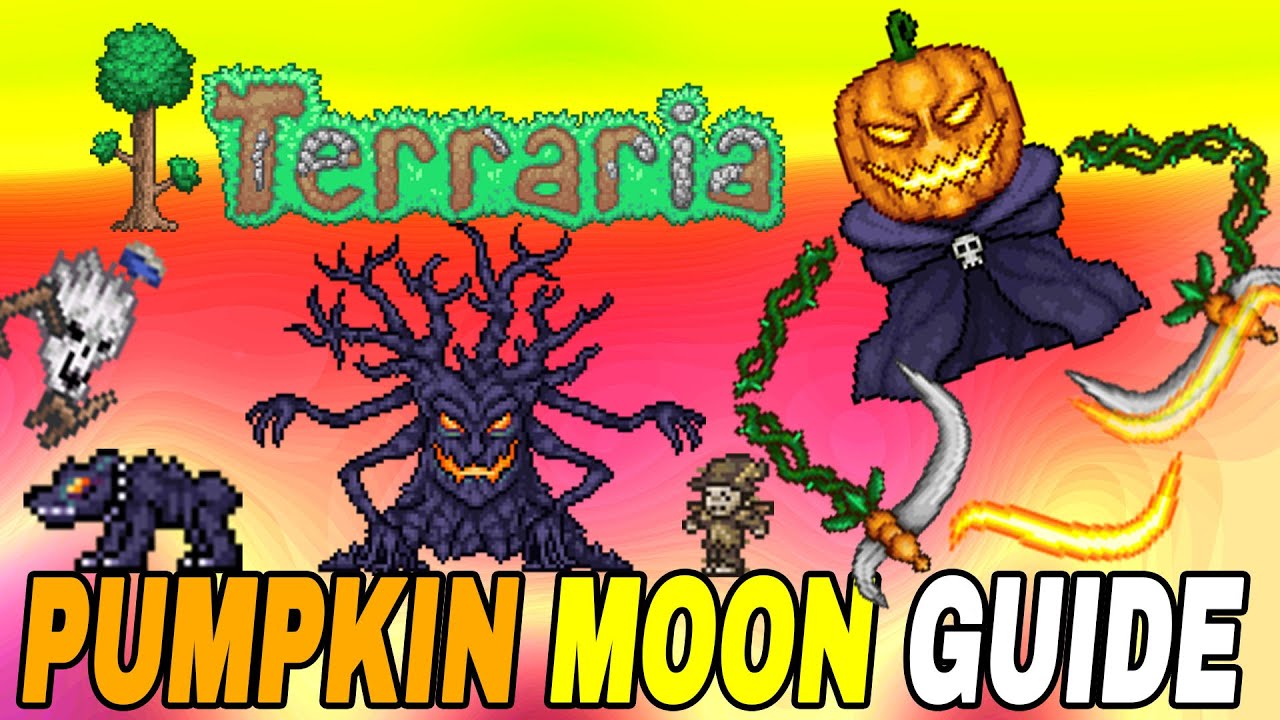 Terraria: How To Summon & Defeat The Pumpkin Moon (Halloween Event How To Summon Pumpkin Moon