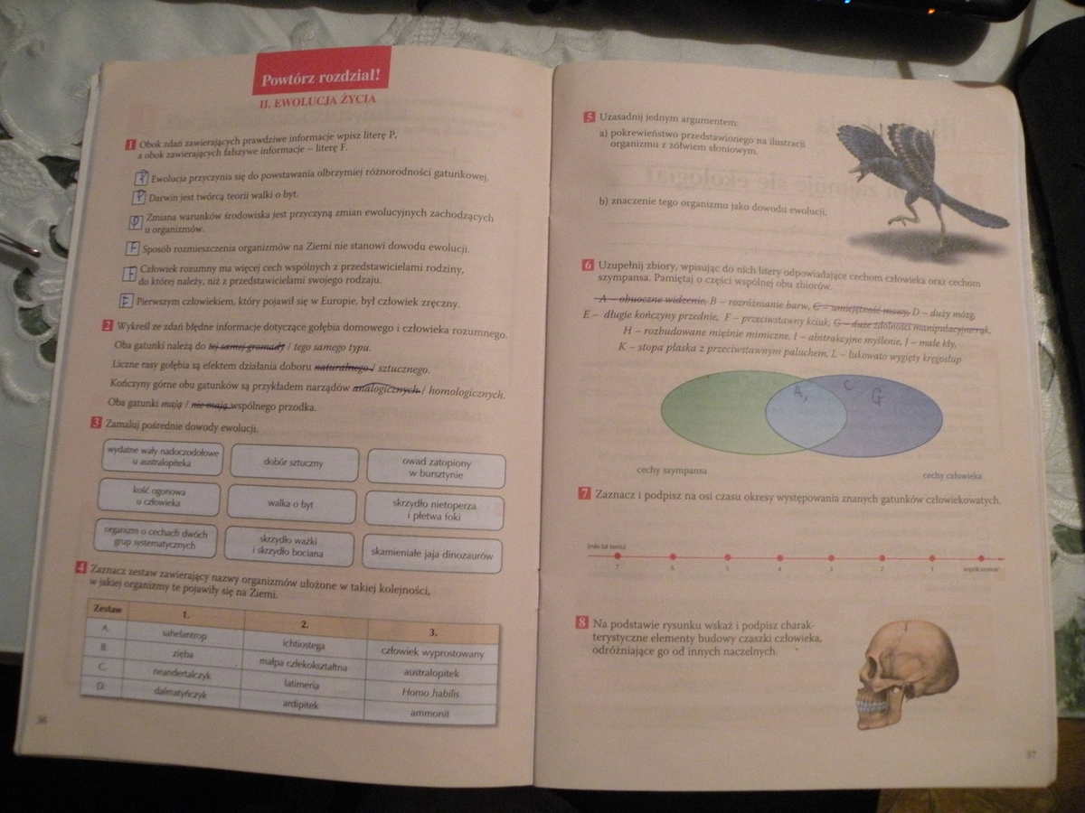 Test Biologia Klasa 7 Aparat Ruchu - question Test Z Biologii Klasa 7 Dzial 2