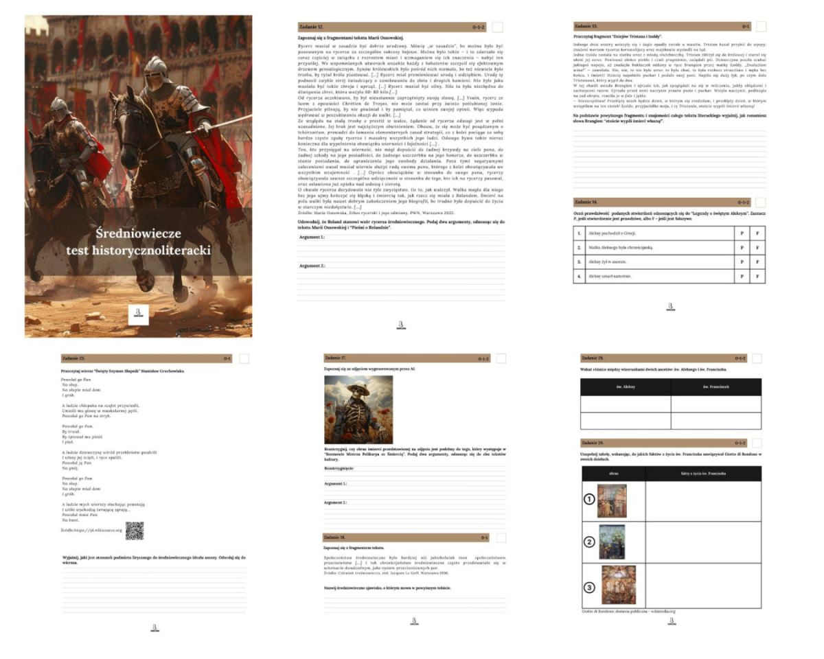 Test historycznoliteracki - średniowiecze > Baz Sredniowiecze Test