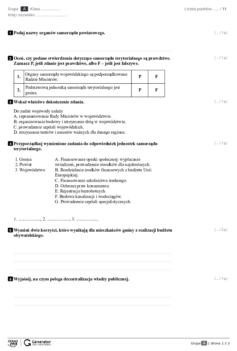 Test Sprawdzający 4 Bezpieczeństwo Wos Margaret Wiegel Test Z Wosu Klasa 8 Dzial 2