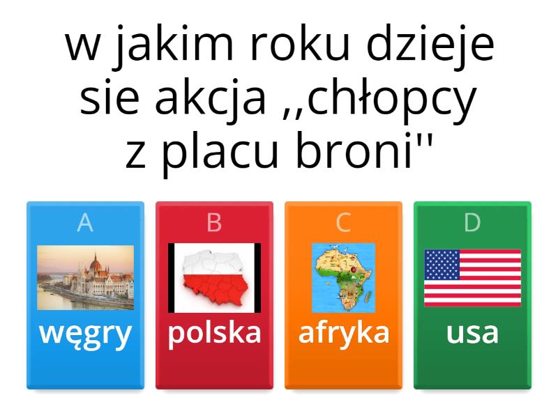 test z lektury chłopcy z placu broni - Quiz Chłopcy Z Placu Broni Test Gwo
